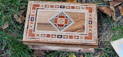 Mosaik Holzkiste
